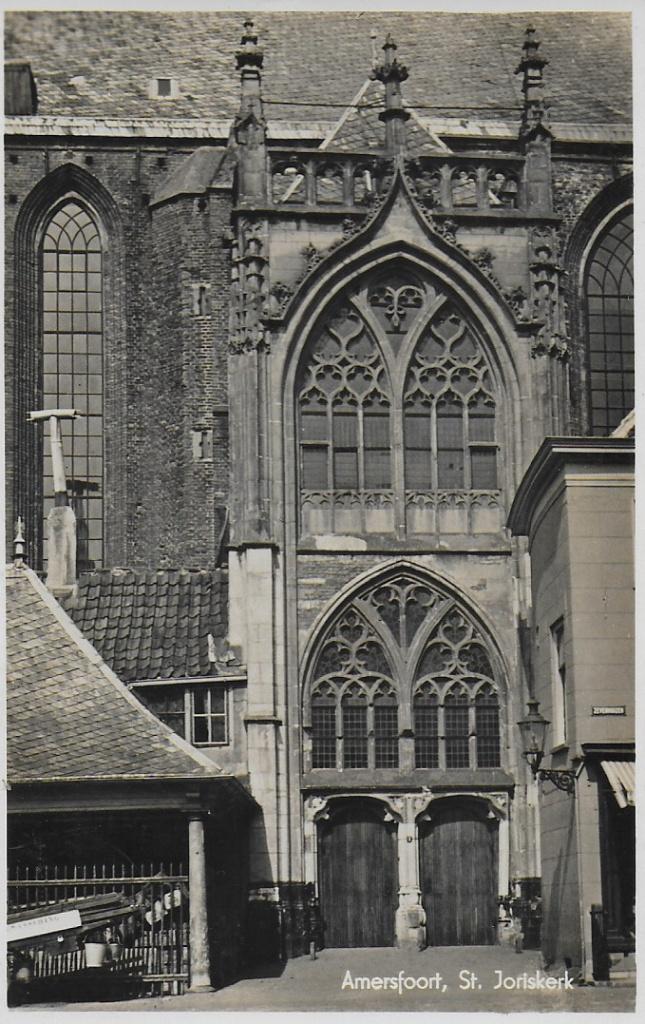 Amersfoort St Joriskerk Oude Ongelopen Ansichtkaart ( 6627, Ophalen of Verzenden, 1940 tot 1960, Ongelopen, Utrecht