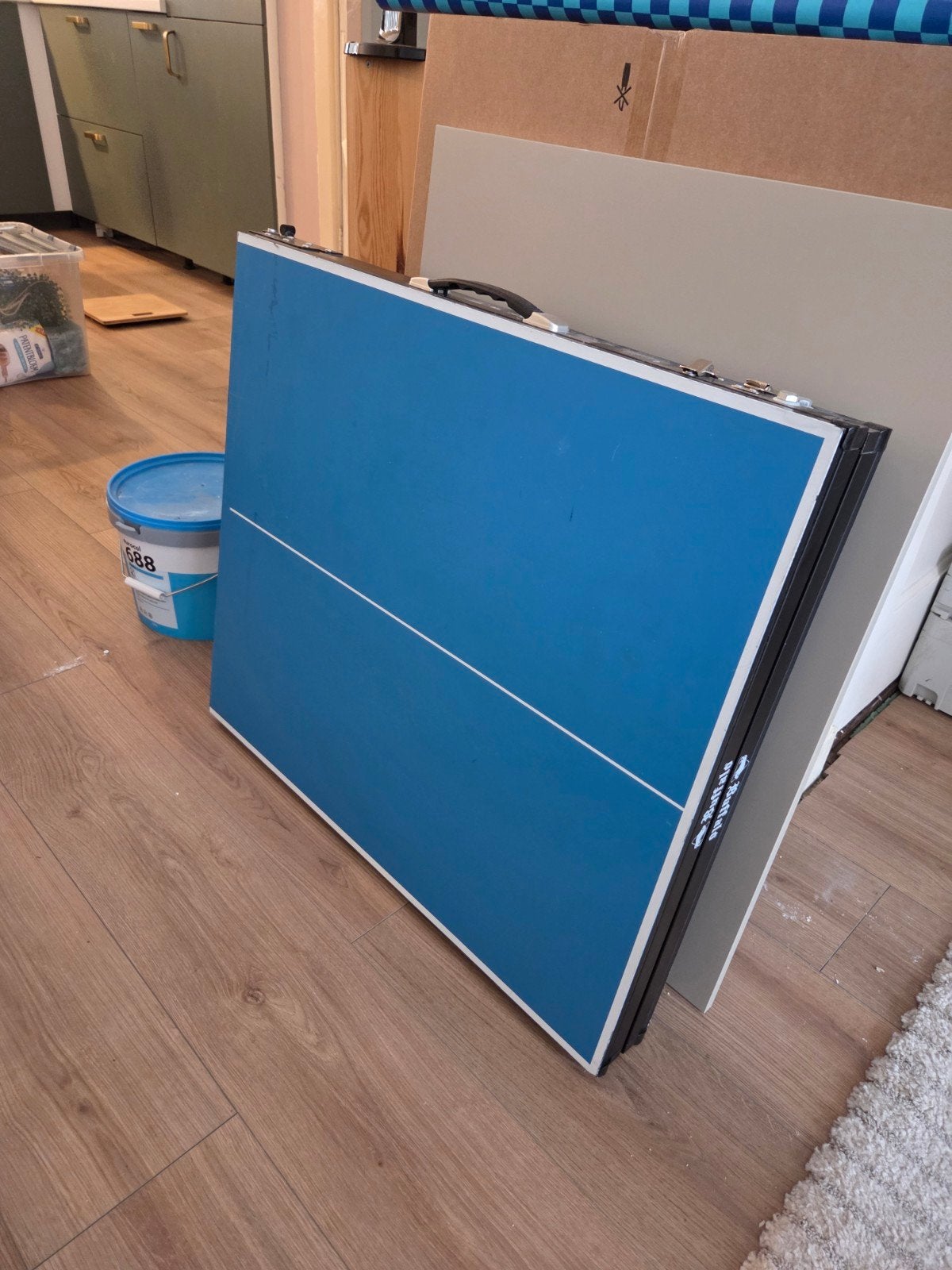 Opvouwbare tafeltennistafel buffalo, Sport en Fitness, Tafeltennis, Ophalen, Zo goed als nieuw, Tafel Indoor