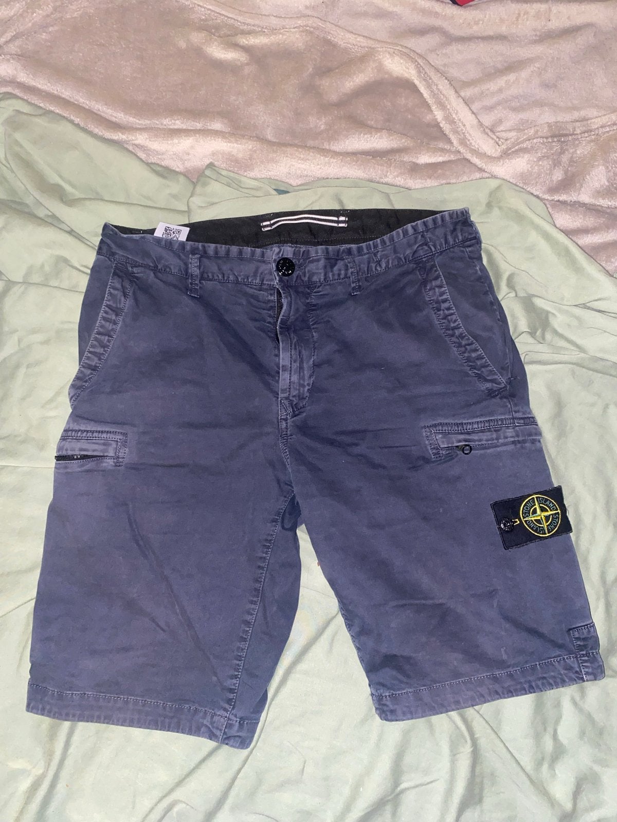 Stone Island Cargo Korte Broek Maat 31, Ophalen of Verzenden, Zo goed als nieuw, Overige maten, Blauw