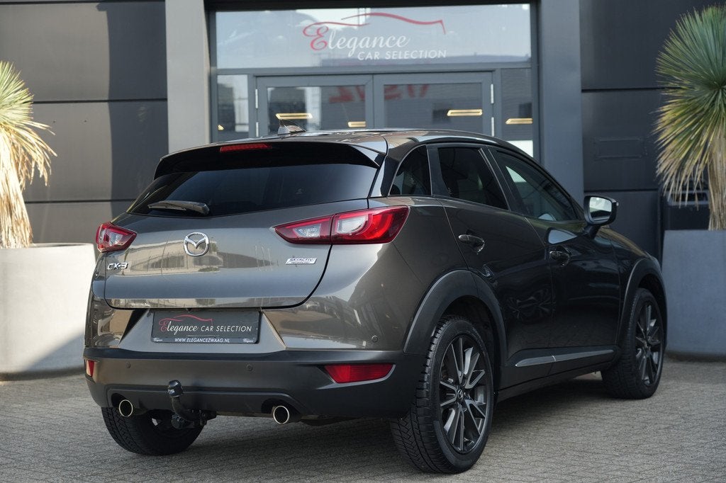 Mazda CX-3 2.0 SkyActiv-G 120 GT-M 120pk Trekhaak/Bose/Adapt, 1998 cc, 4 cilinders, Leder en Stof, Origineel Nederlands