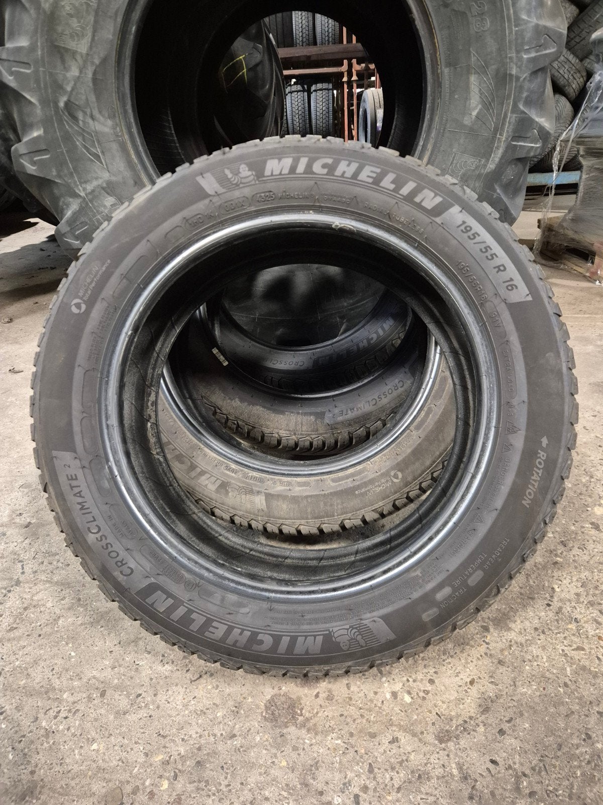 Michelin crossclimate 2 195/55R16 DEMO, Ophalen, Gebruikt, 16 inch, All Season