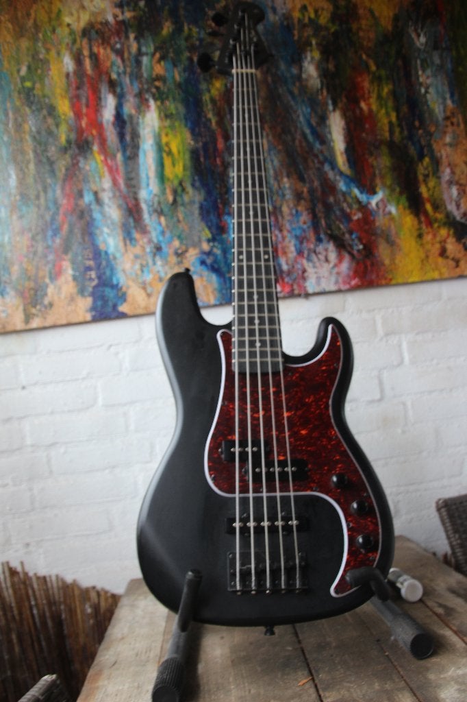 Harley benton PJ-5 SBK, Muziek en Instrumenten, Snaarinstrumenten | Gitaren | Elektrisch, Ophalen, Zo goed als nieuw, Solid body
