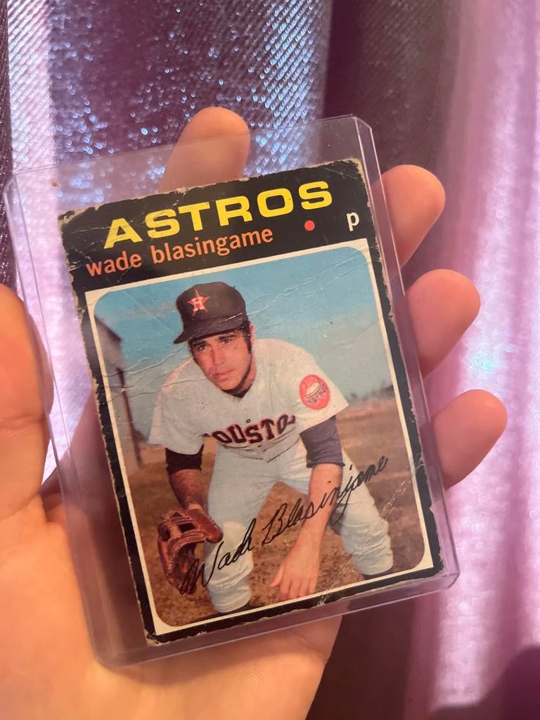 Wade Blasingame Honkbal Spelerskaart - Houston Astros, Ophalen of Verzenden, Gebruikt, Buitenlandse clubs, Spelerskaart