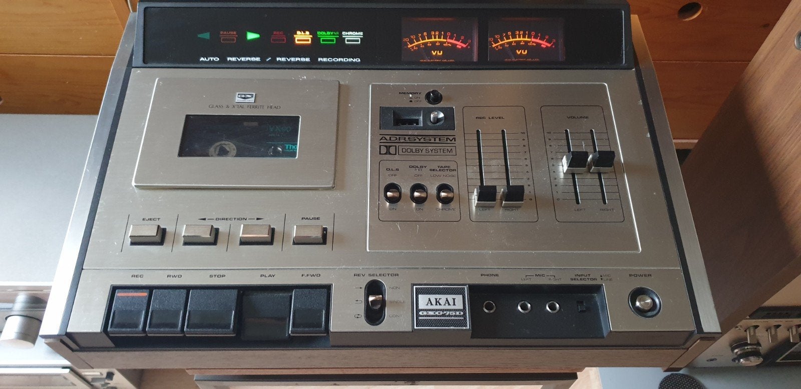 Akai GXC-75D, Audio, Tv en Foto, Cassettedecks, Akai, Auto-reverse, Ophalen of Verzenden