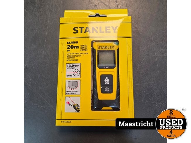 Stanley Laserafstandsmeter SLM65 - 20m - Geel/Zwart, Flex Ltd., Nieuw, https://flex.com/contact-us, Nobelstraat 10, 5807 GA Oostrum LB, Limburg, Nederland