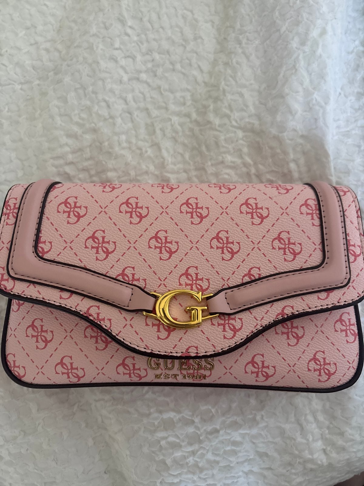 Roze GUESS handtas - Zo goed als nieuw, Ophalen, Zo goed als nieuw, Roze, Handtas