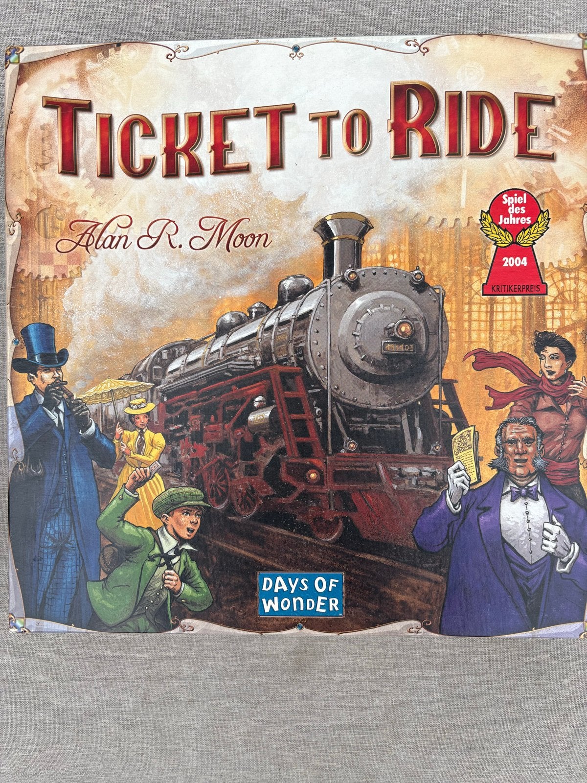 Ticket to Ride: USA  (Inclusief uitbreiding 1910), Drie of vier spelers, Ophalen of Verzenden, Gebruikt