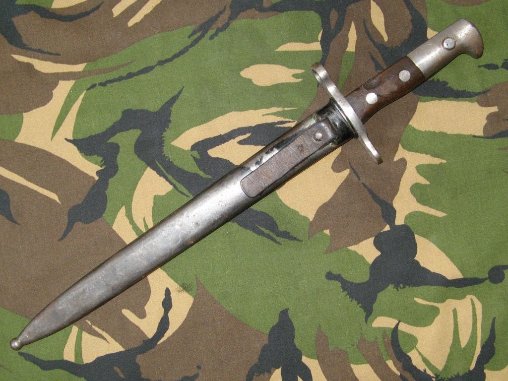Bajonet M1918 Swiss Smit Ruben Victoria - Army Combat, Verzamelen, Ophalen of Verzenden, Landmacht, Overige gebieden, Mes of Dolk