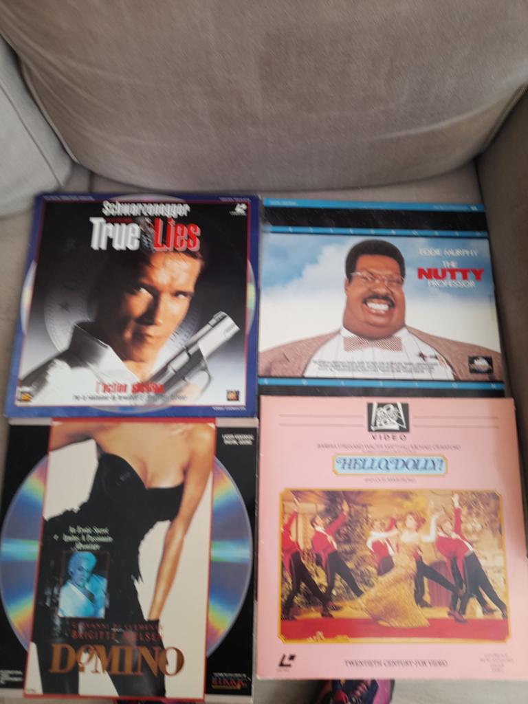 Tekoop 4x Laserdisc Films   PAL, Ophalen of Verzenden