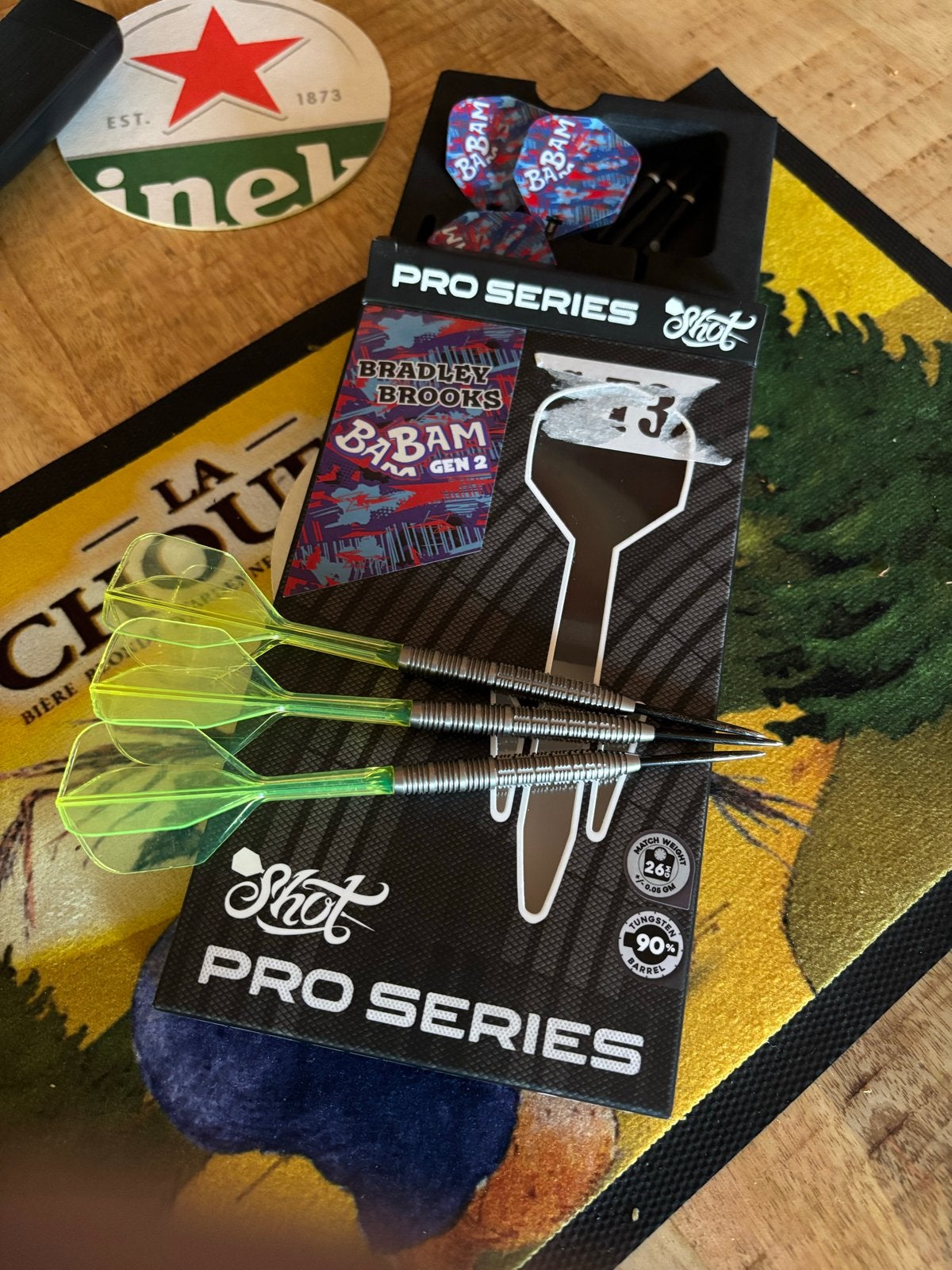 Shot! Pro Series Bradley Brooks Babam Gen 2 Darts, Ophalen of Verzenden, Nieuw, Pijlen