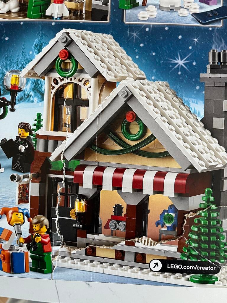 LEGO 10249 Winter Village Toy Shop - Nieuw met beschadigde d, Ophalen of Verzenden, Nieuw