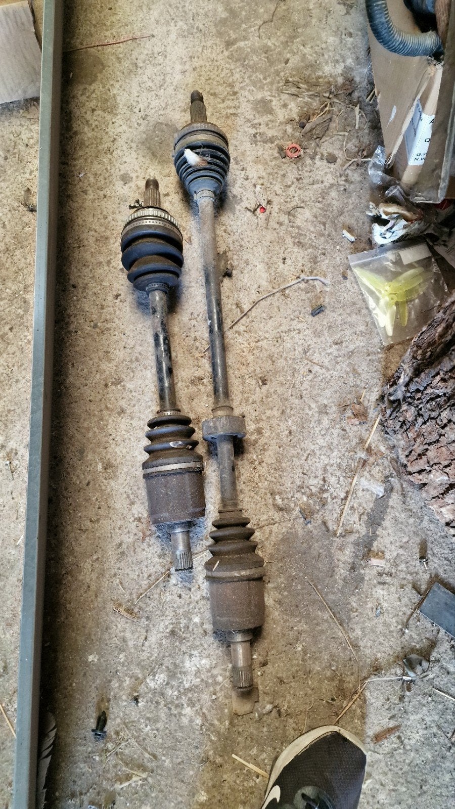 Honda EJ9 / EK3 Aandrijfassen (D-serie), Auto-onderdelen, Ophalen of Verzenden, Gebruikt, Honda