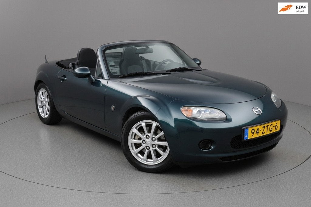 Mazda MX-5 1.8 Exclusive|Airco|Sportuitlaat|Goed onderhouden, Auto's, Mazda, 127 pk, Gebruikt, 4 cilinders, Cabriolet