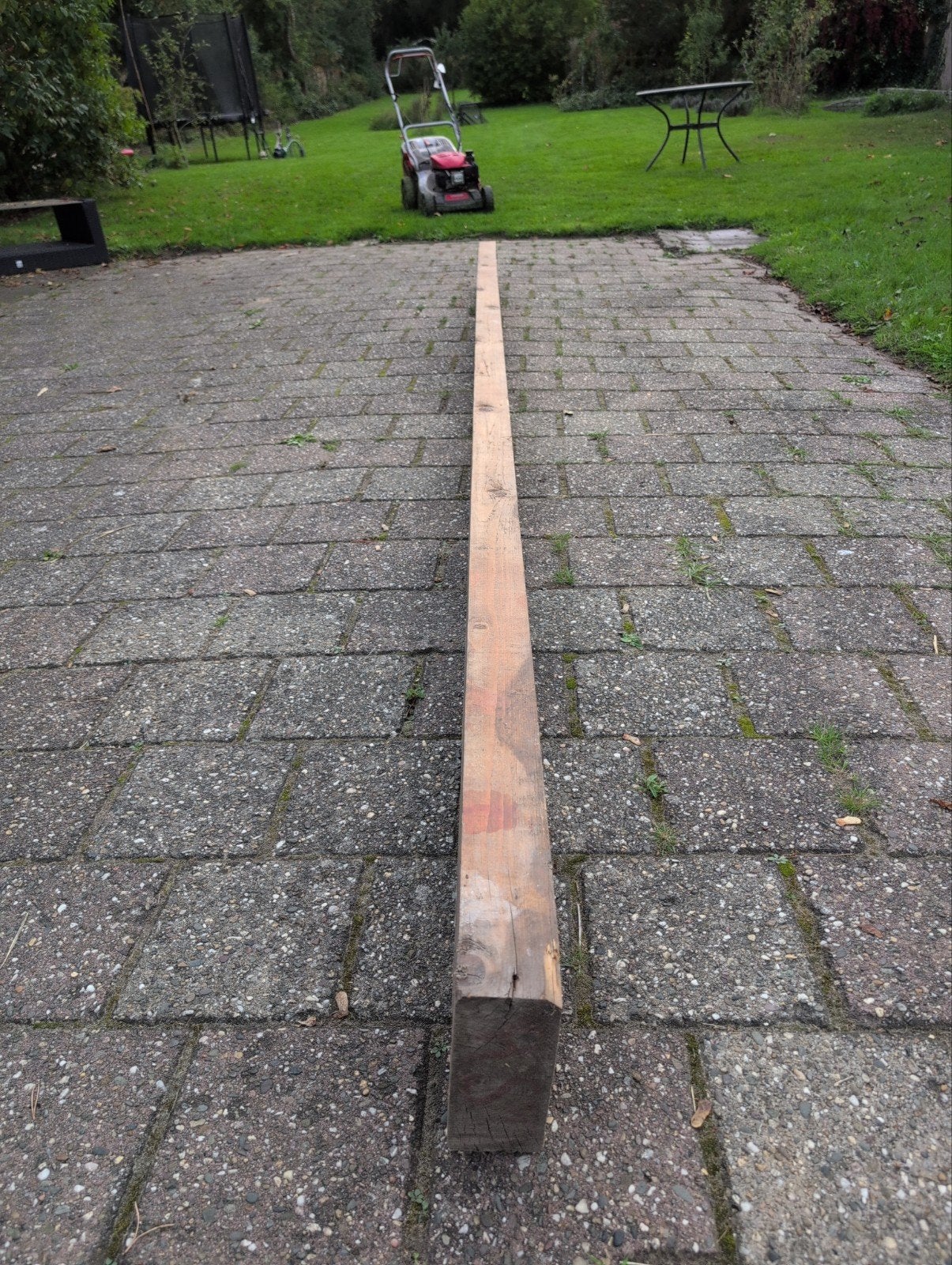 houten balk 4 meter  13x., Ophalen, 250 cm of meer, Balken