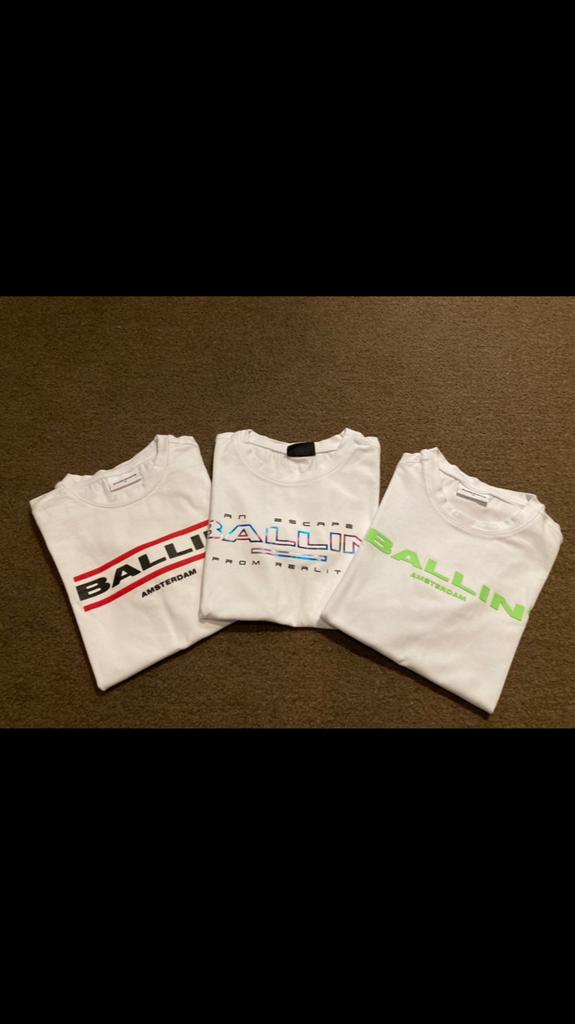 Ballin jongens t-shirts maat 128, Ophalen of Verzenden, Gebruikt, Jongen, Shirt of Longsleeve