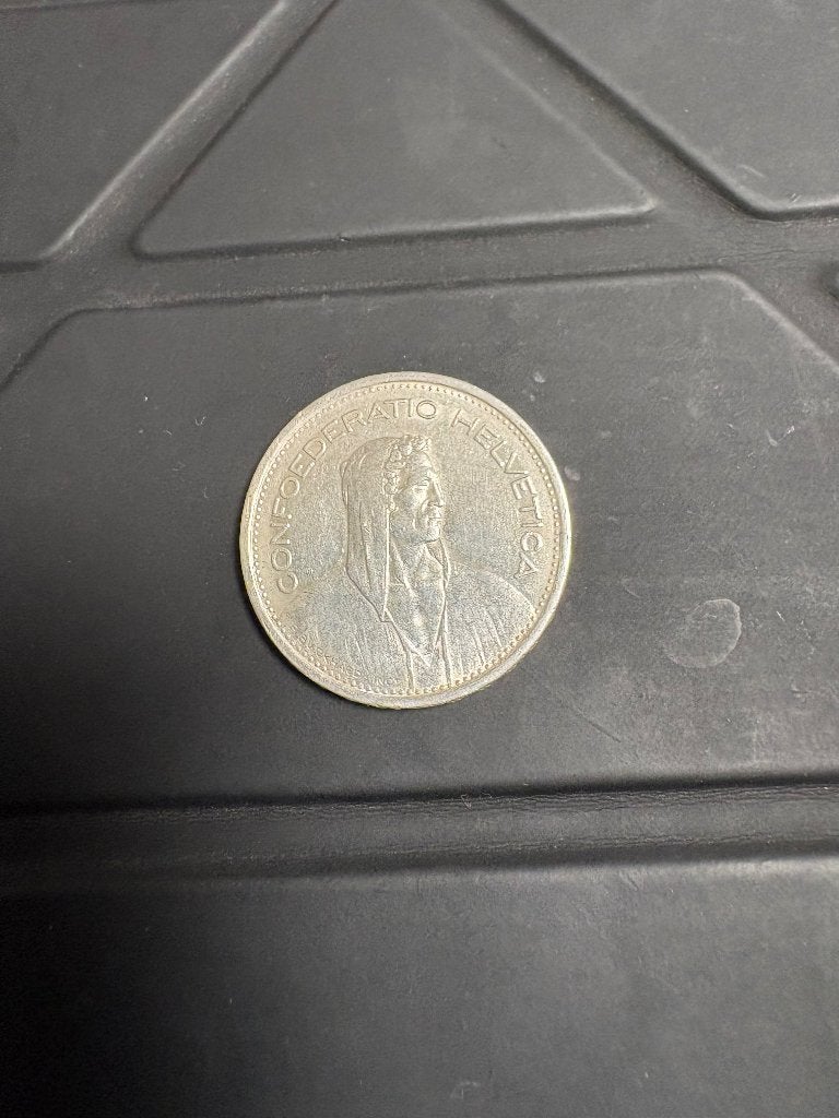 Zwitserse munt, Postzegels en Munten, Ophalen of Verzenden, Overige landen, Losse munt, Zilver