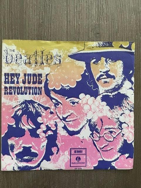 4 Hollandse singles van The Beatles met fotohoes, Cd's en Dvd's, Vinyl Singles, Gebruikt, 7 inch, Single, Ophalen of Verzenden