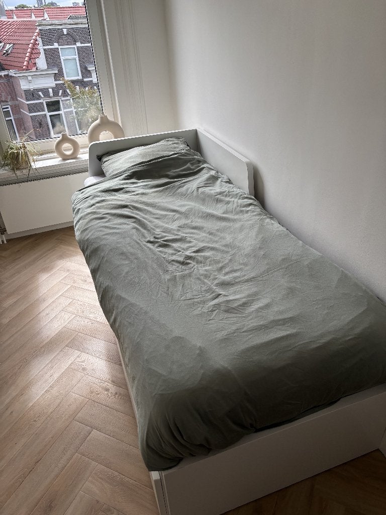 1-persoonsbed, Ophalen, Gebruikt, 90 cm, Eenpersoons