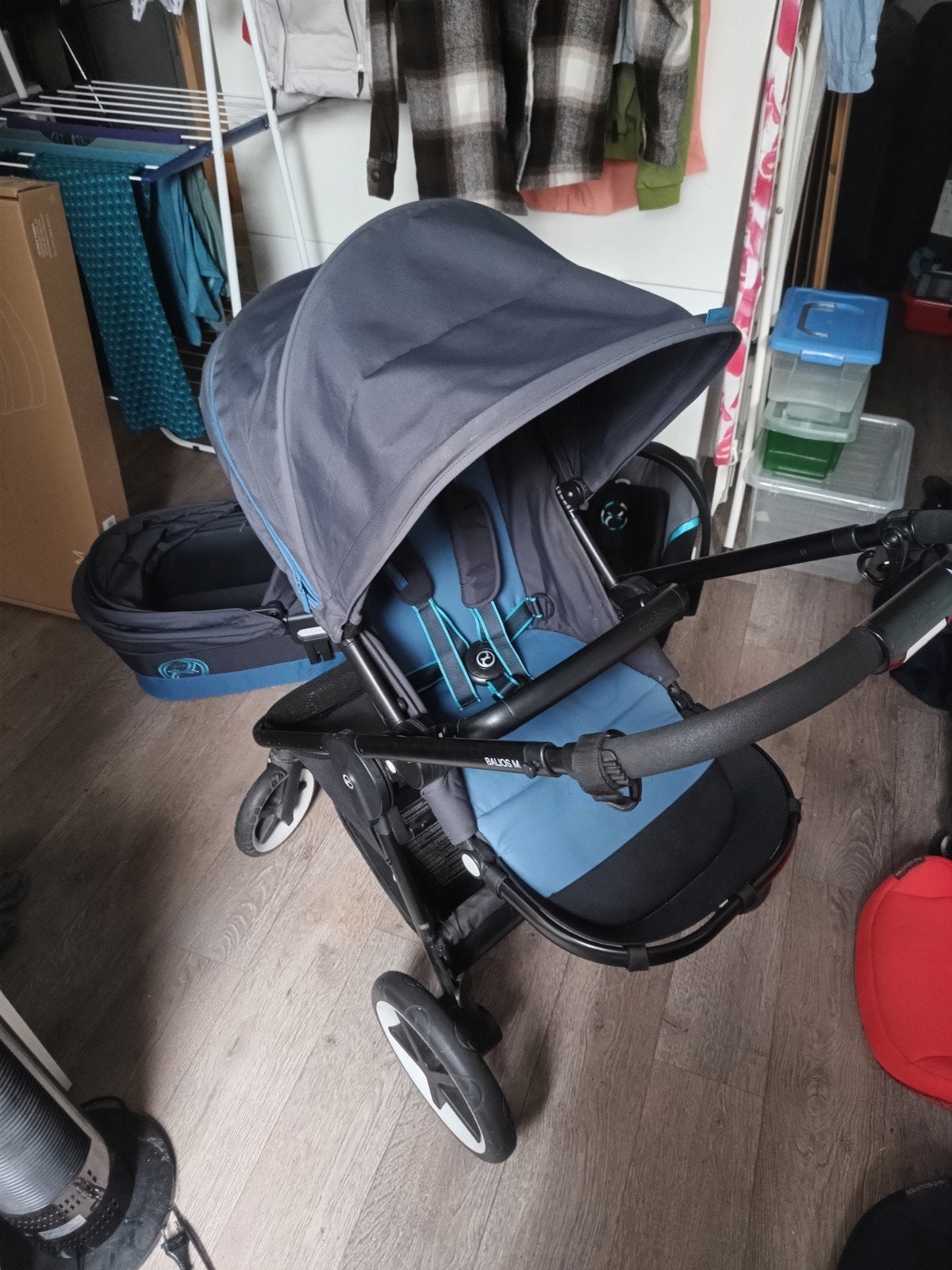 Cybex Balios M Kinderwagen met regenhoes en voetenzak, Kinderen en Baby's, Ophalen, Gebruikt, Kinderwagen, Overige merken