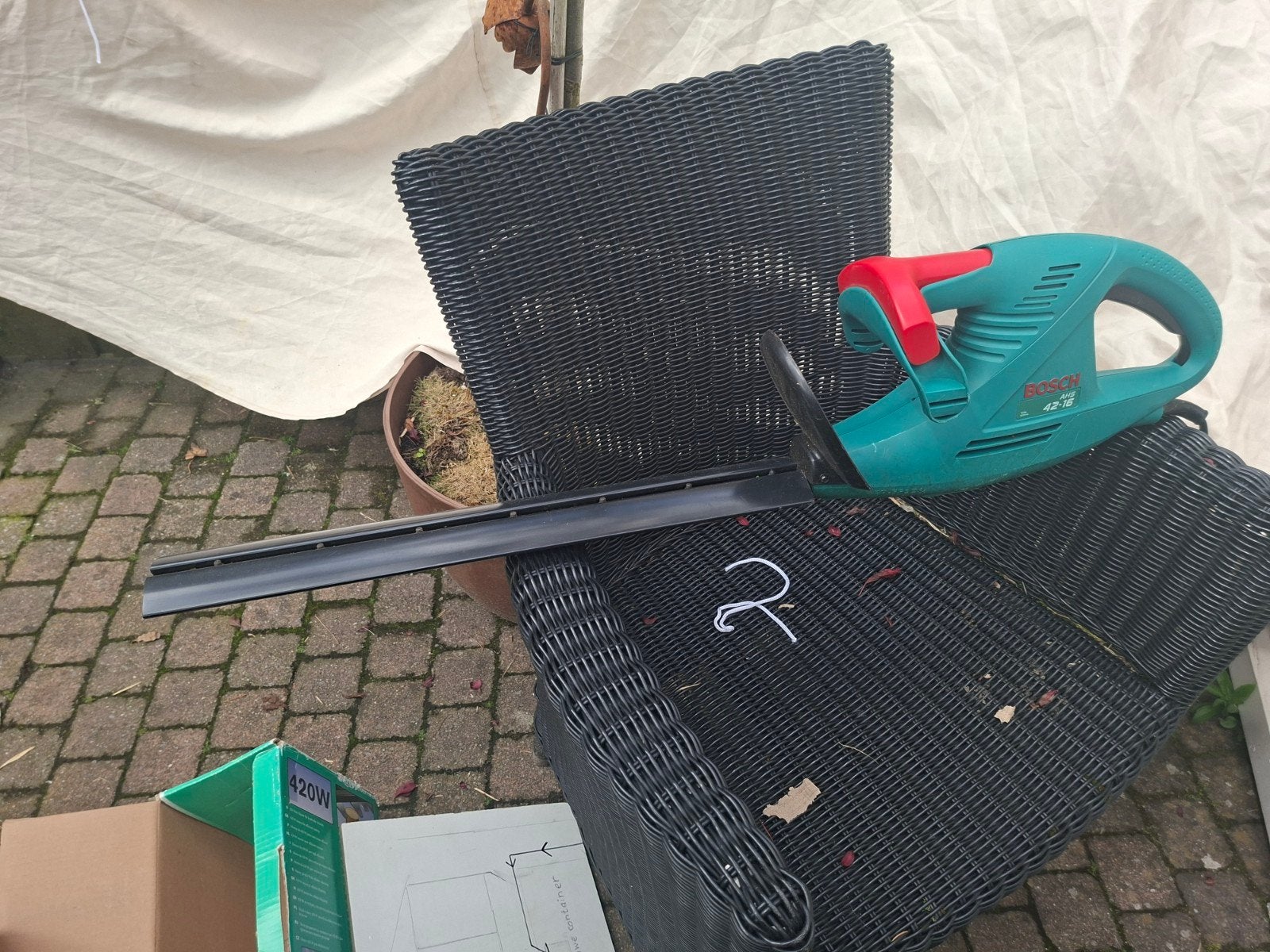 Bosch AHS 42-16 Heggenschaar - Elektrisch, 420W, Tuin en Terras, Ophalen of Verzenden, Gebruikt, Elektrisch, Bosch