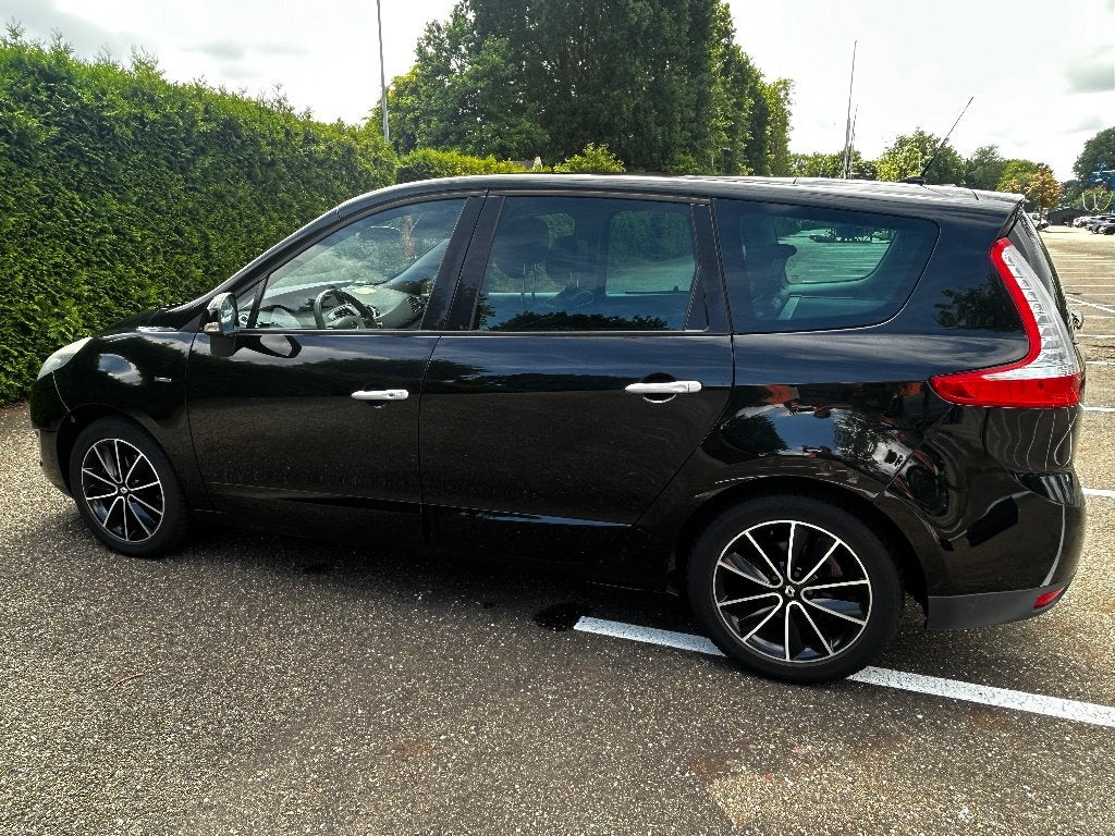 Renault Grand Scenic 1.4 TCE 5P 2011, Auto's, Voorwielaandrijving, Zwart, 4 cilinders, Leder en Stof