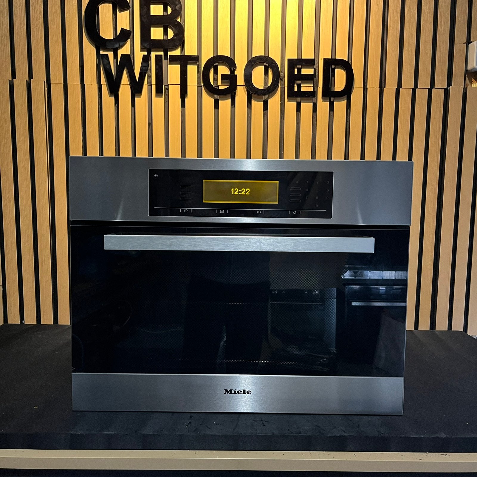 Luxe Miele combi stoomoven XL versie DGC 5080 XL, Witgoed en Apparatuur, Ovens, Ophalen, 45 tot 50 cm, Hete lucht, 60 cm of meer