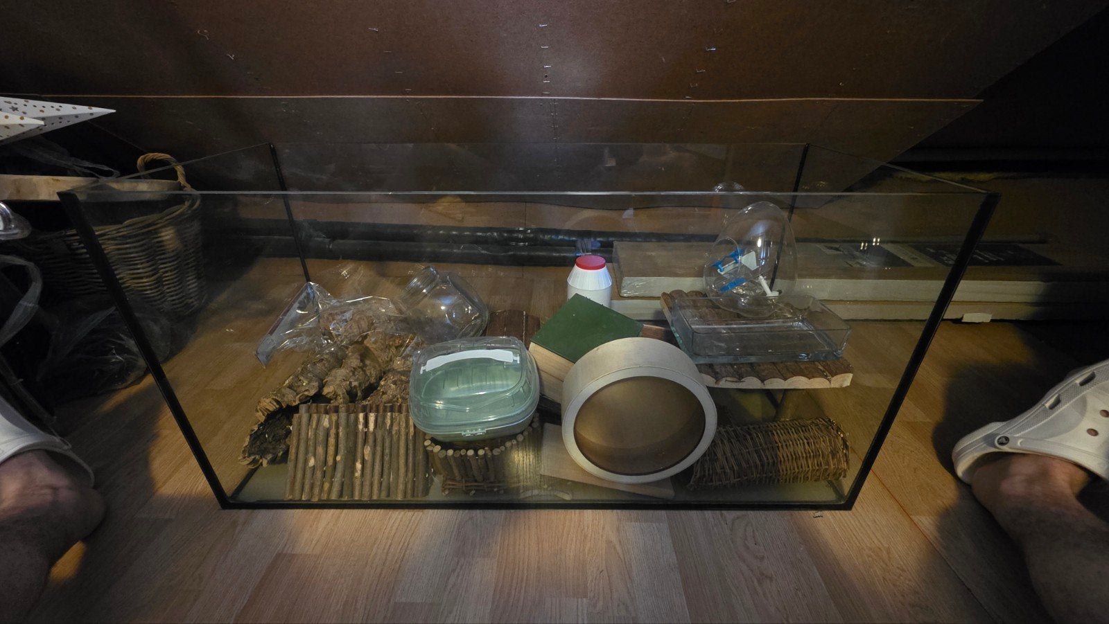 Hamsterscaping / Hamsterterrarium / Aquarium, Dieren en Toebehoren, Knaagdieren en Konijnen | Hokken en Kooien, Kooi, Hamster