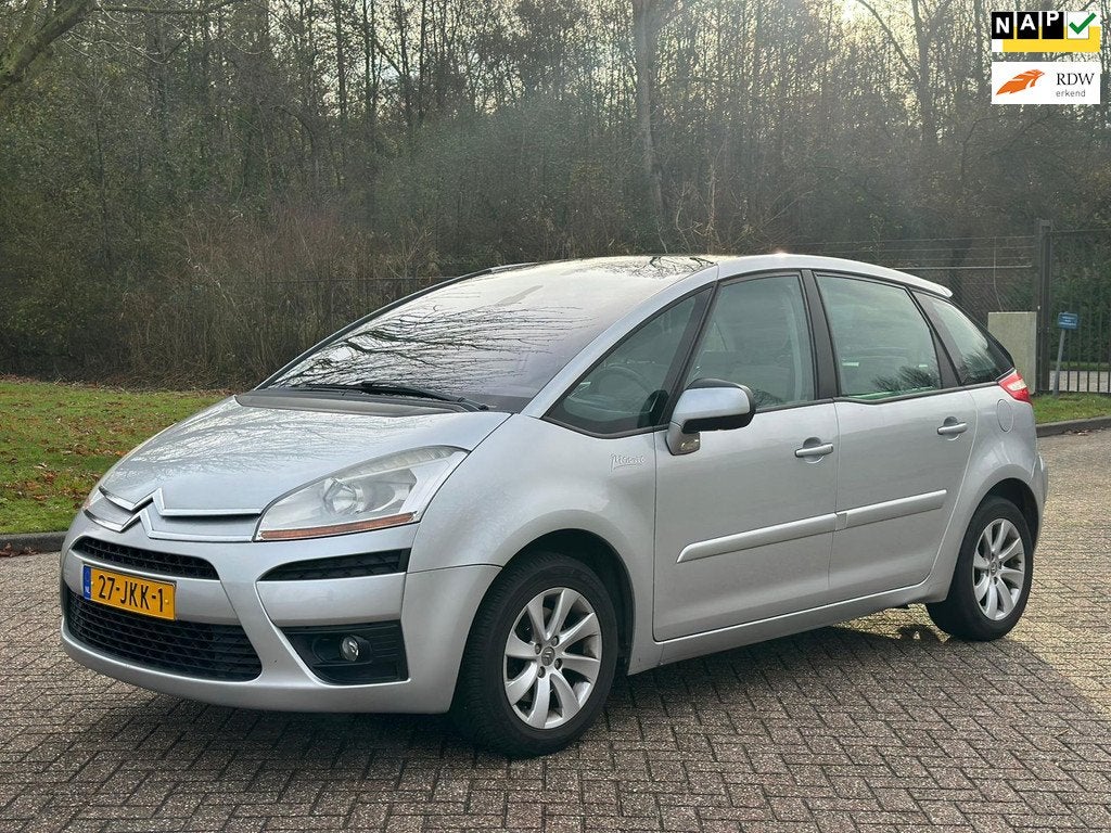 Citroen C4 Picasso 2.0-16V Ambiance EB6V 5p/AUTOMAAT/AIRCO/C, Auto's, Citroën, 1486 kg, Stof, Gebruikt, Beige