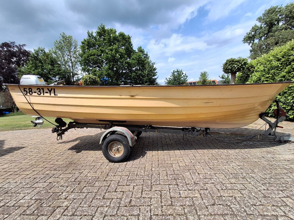 Rana 17 fisk (toer en visboot) met 20 pk Honda, Watersport en Boten, Overige merken, Gebruikt, Buitenboordmotor, 5 m