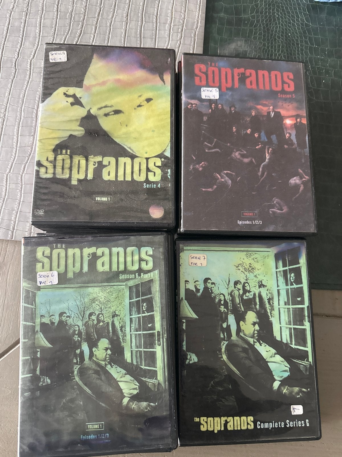 The Sopranos DVD sets - Seizoen 4, 5, 6 (deel 1 & complee, Gebruikt, Vanaf 16 jaar, Misdaad, Seizoen 4