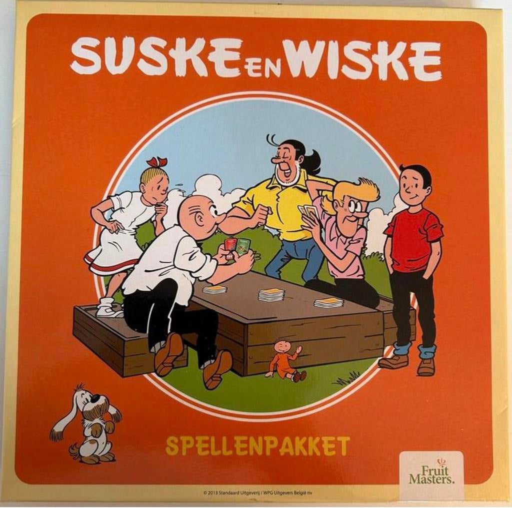 Spellenpakket Suske en Wiske “Ganzenbord” Wie ben ik?, Vijf spelers of meer, Ophalen of Verzenden, Zo goed als nieuw