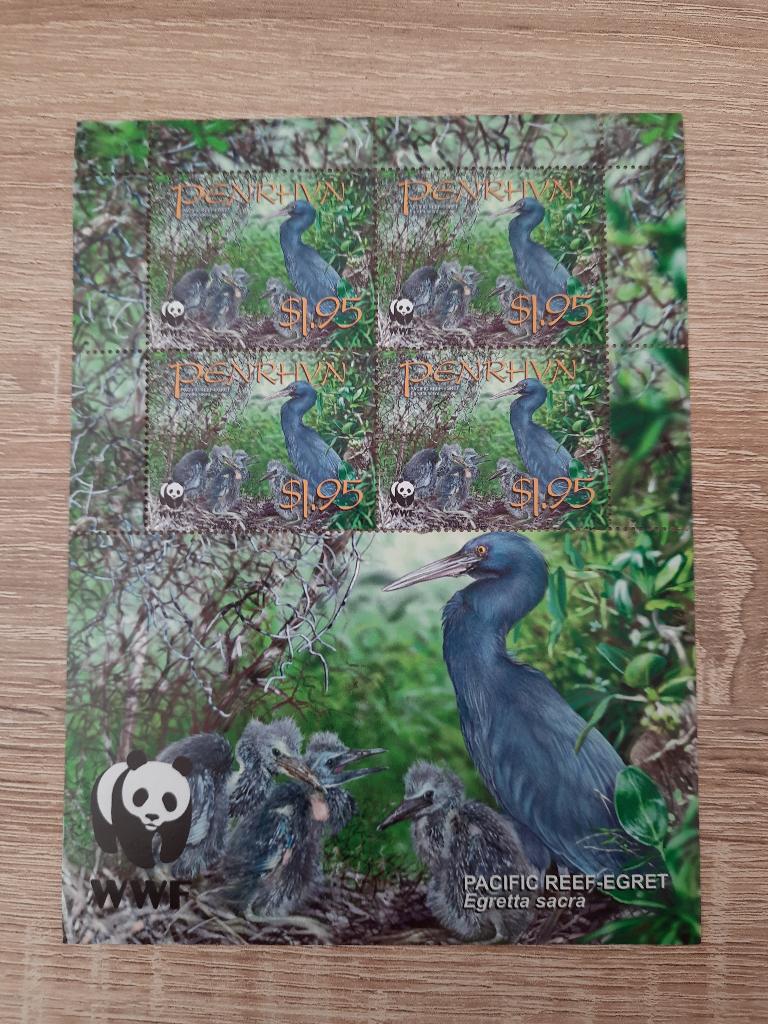 Penrhyn Island WWF, Postzegels en Munten, Verzenden, Postfris