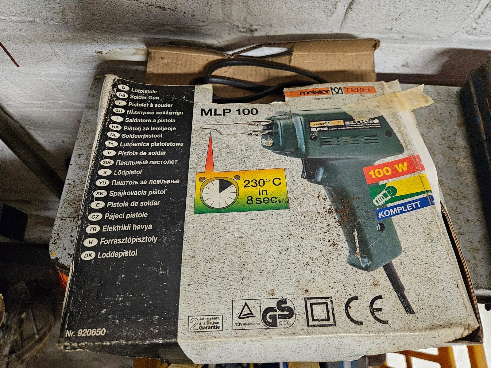 meister craft soldeerbout 100w, Ophalen, Zo goed als nieuw