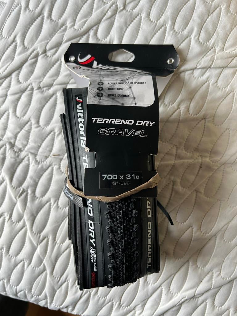 Vittoria Terreno Dry Gravel Band 700x31c Tubeless Ready, Band, Nieuw, Ophalen of Verzenden, Gravelbike