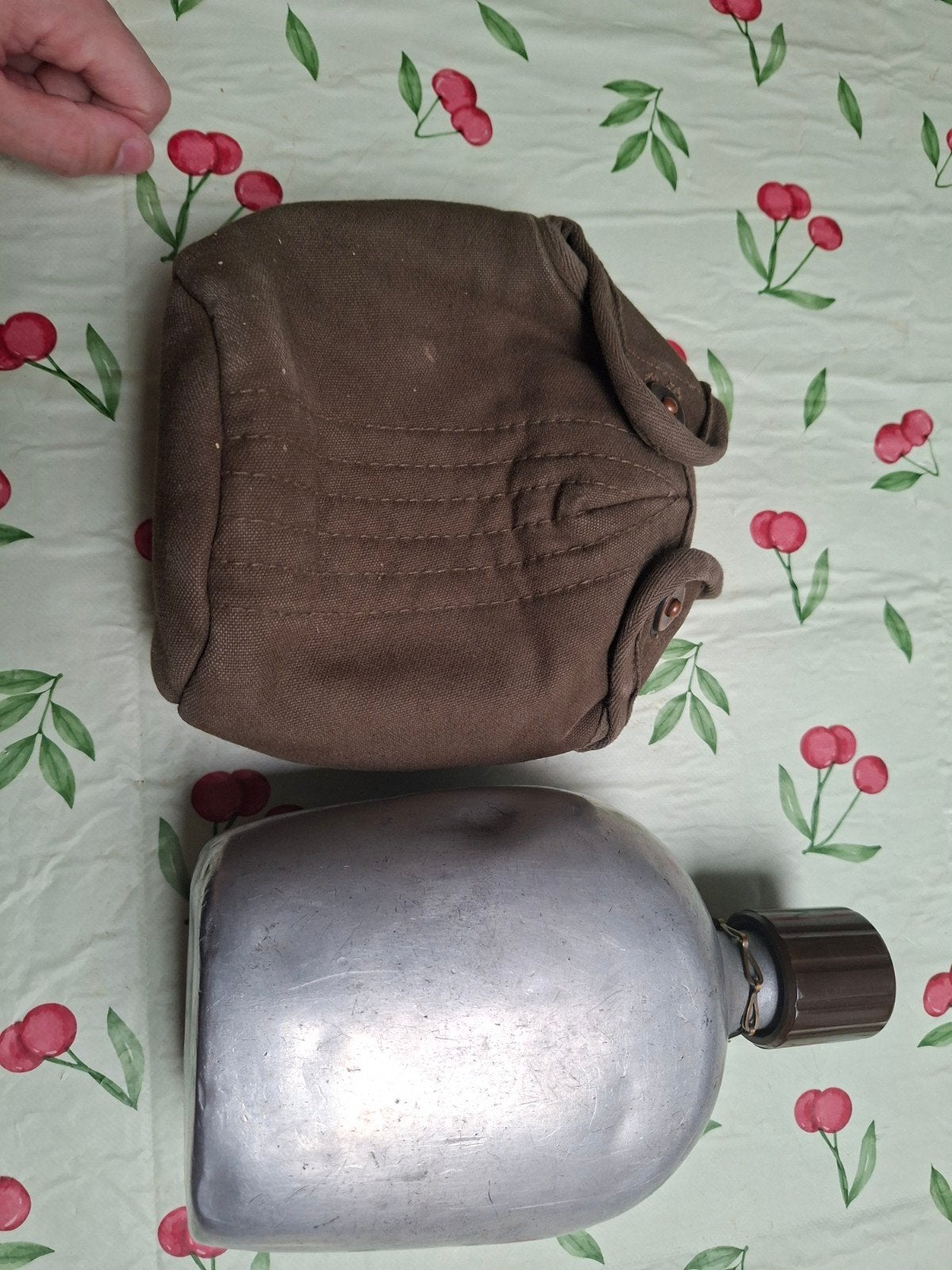 US WW2 Veld Fles met Repro Houder, Ophalen
