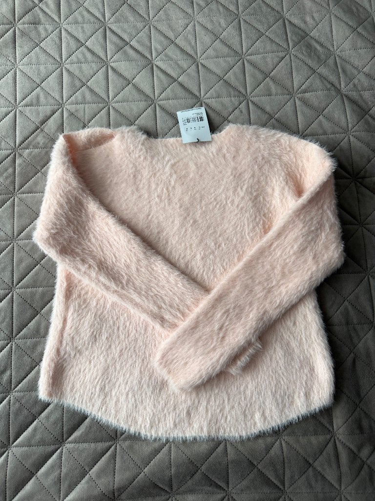 Nieuwe zachte fluffy trui Jennifer maat S, Kleding | Dames, Truien en Vesten, Ophalen of Verzenden, Nieuw, Roze