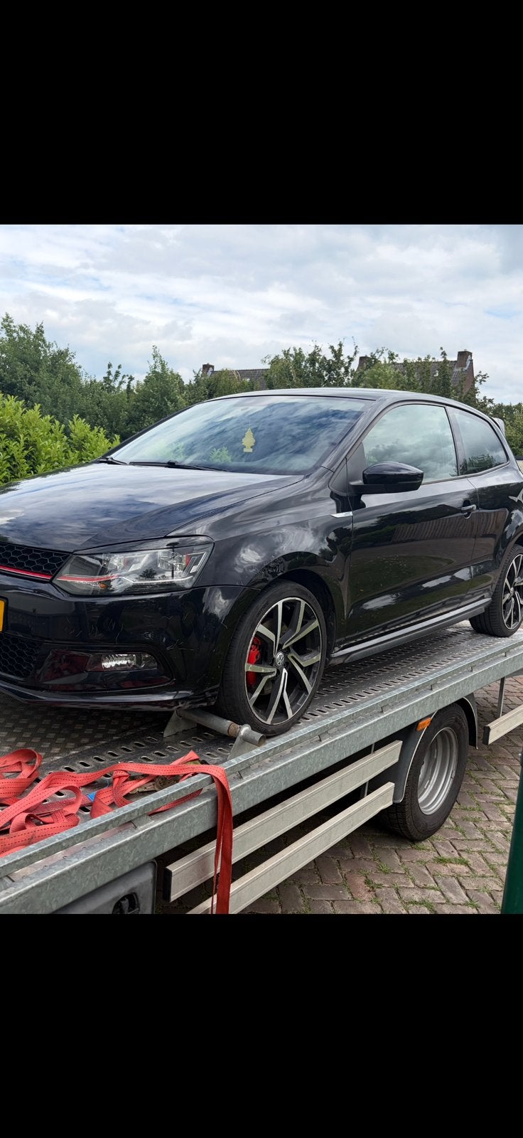 Volkswagen Polo 1.4 GTI 132KW DSG 2012 Zwart, Euro 5, Stof, Zwart, 4 cilinders