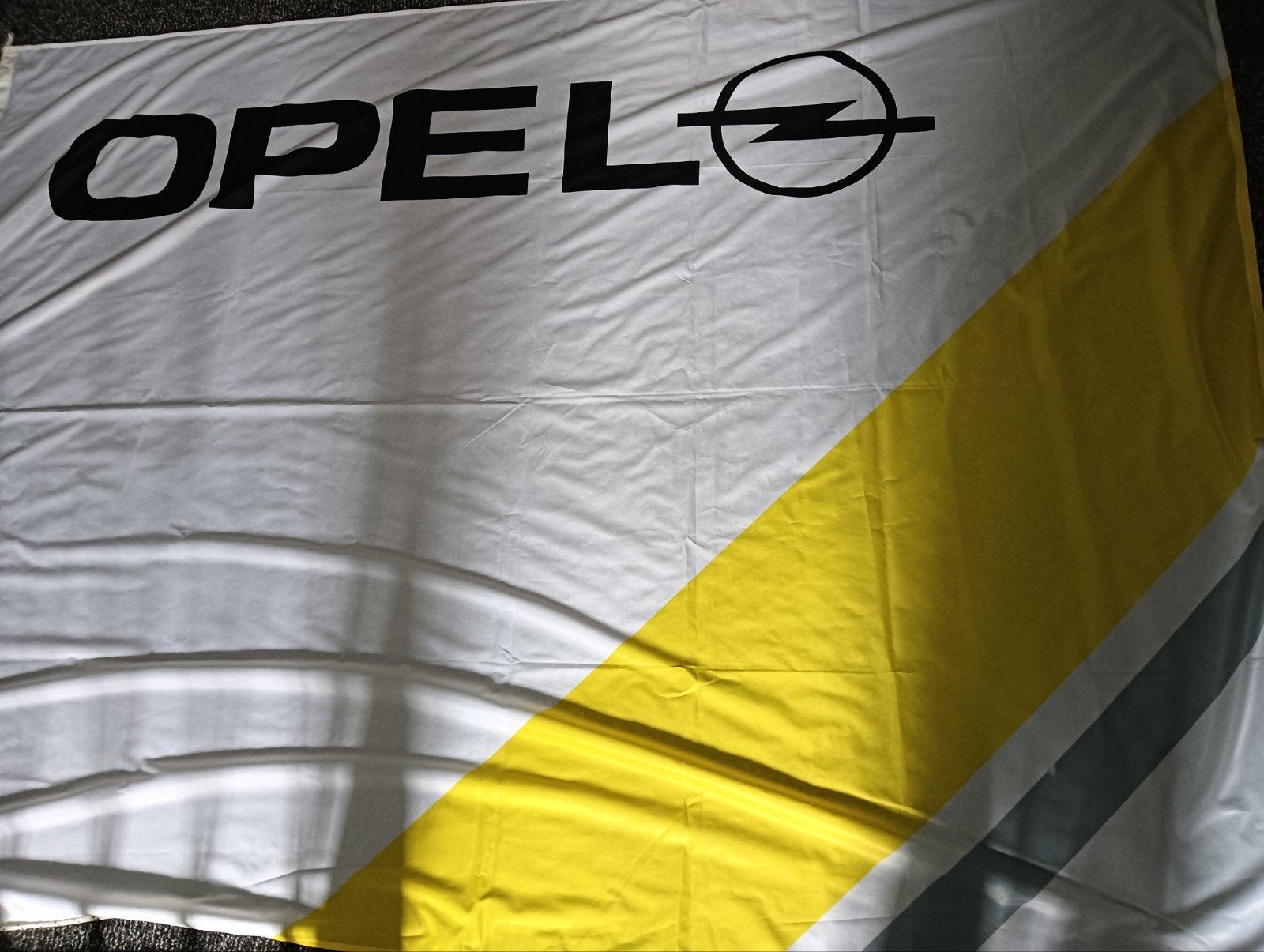 Opel vlag 150x200cm jaren '90, Ophalen of Verzenden, Zo goed als nieuw