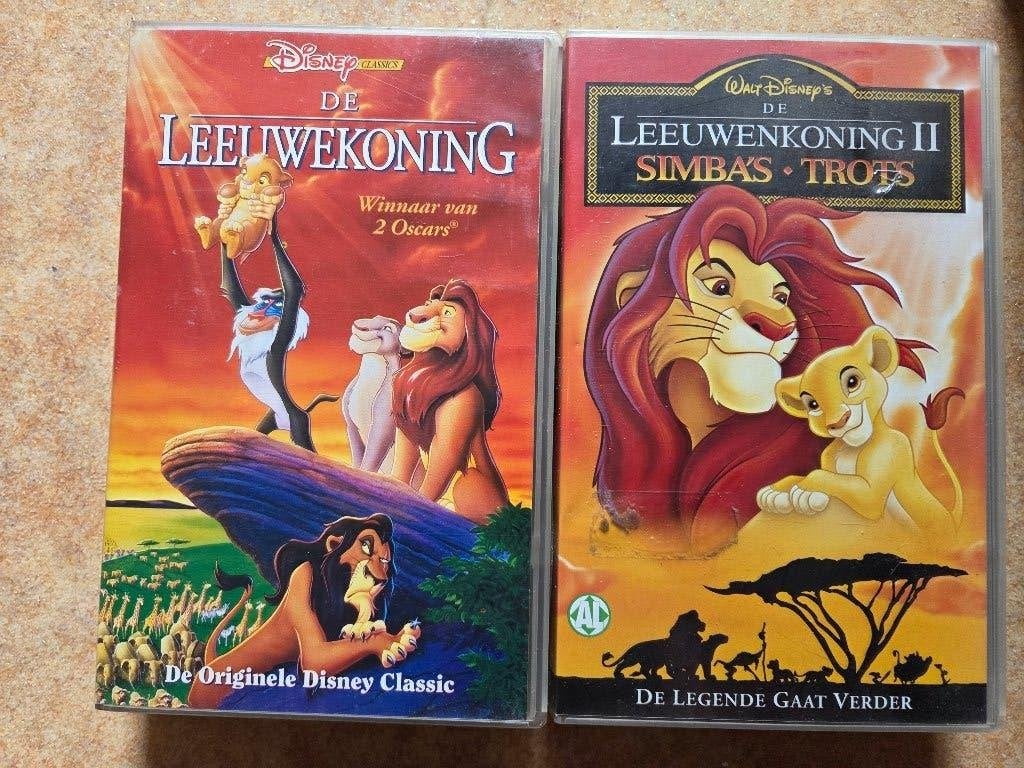 Disney VHS Set - De Leeuwenkoning, Simba's Trots, Gebruikt, Alle leeftijden, Kinderfilm, VHS