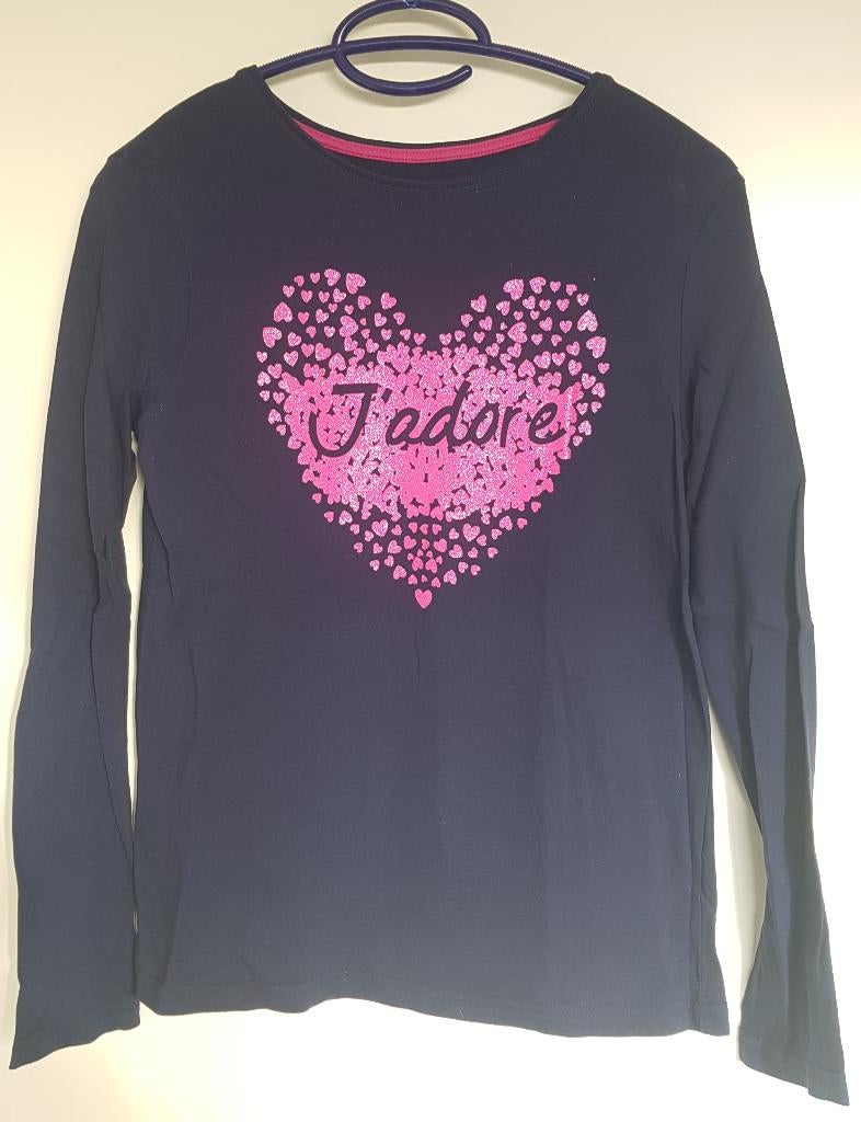 longsleeve / shirt J'adore maat 158 merk YD, Kinderen en Baby's, Kinderkleding | Maat 158, Meisje, Nieuw, Ophalen of Verzenden