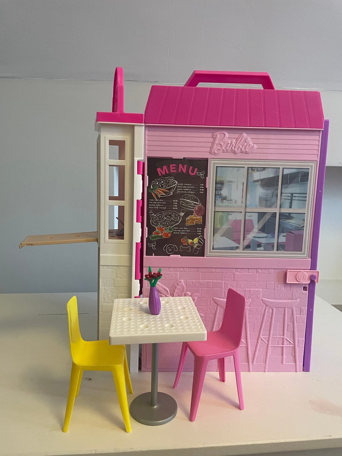 Barbie Restaurant Speelset - Compleet met Accessoires, Ophalen of Verzenden, Gebruikt, Barbie