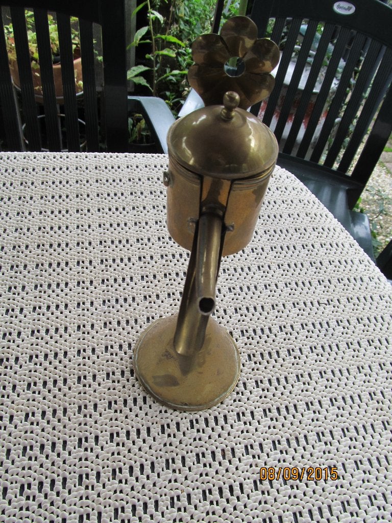 Antiek Olielampje., Ophalen of Verzenden, Koper