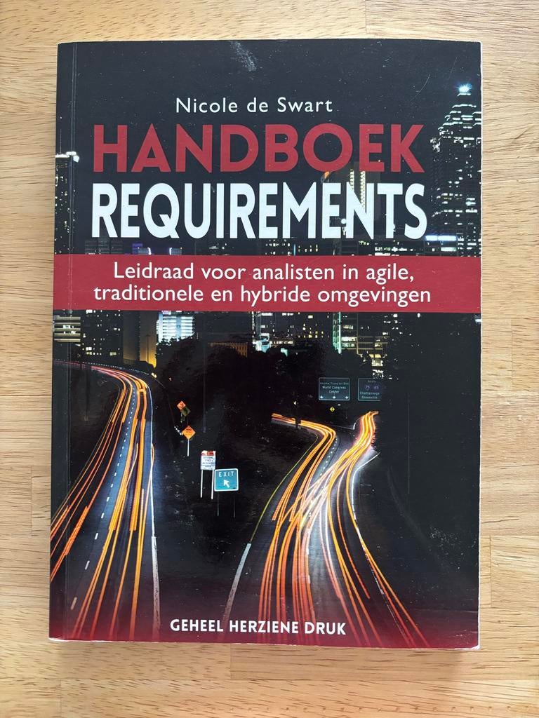 Handboek Requirements - Nicole de Swart, Ophalen of Verzenden, Gamma, Zo goed als nieuw, HBO