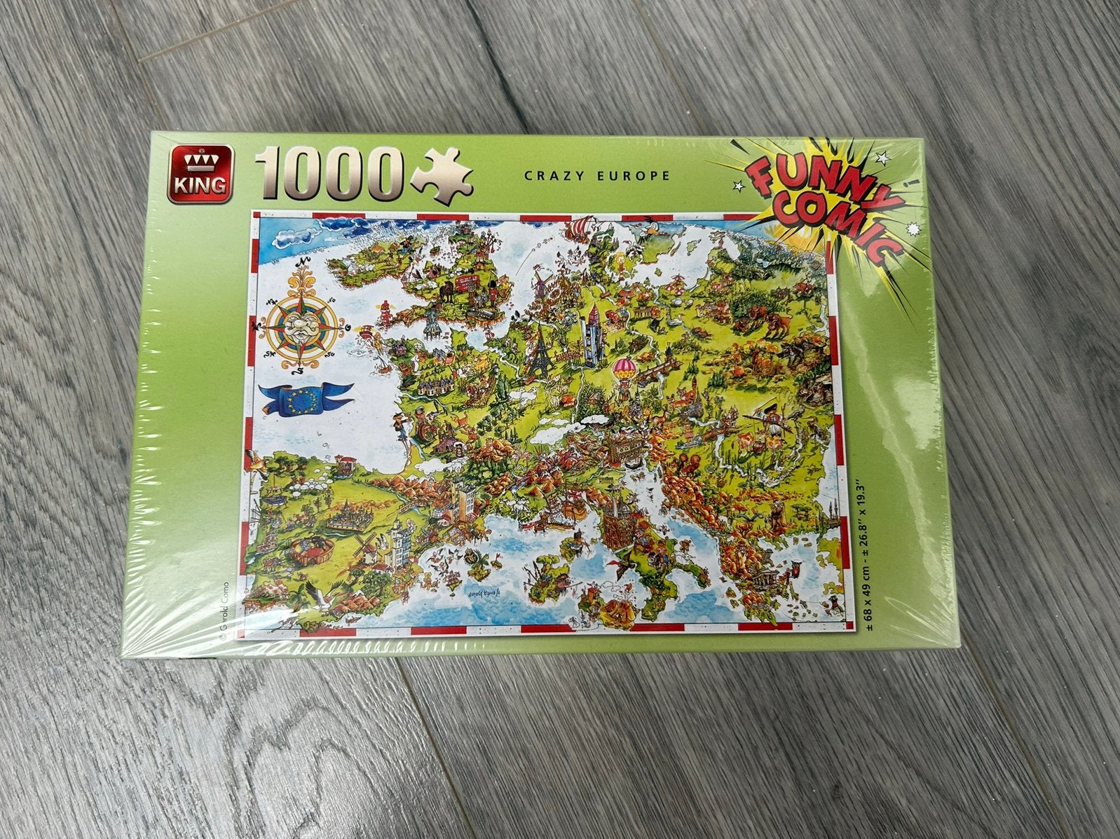 Nieuwe king puzzel 1000 stukjes, Ophalen of Verzenden, 500 t/m 1500 stukjes, Nieuw