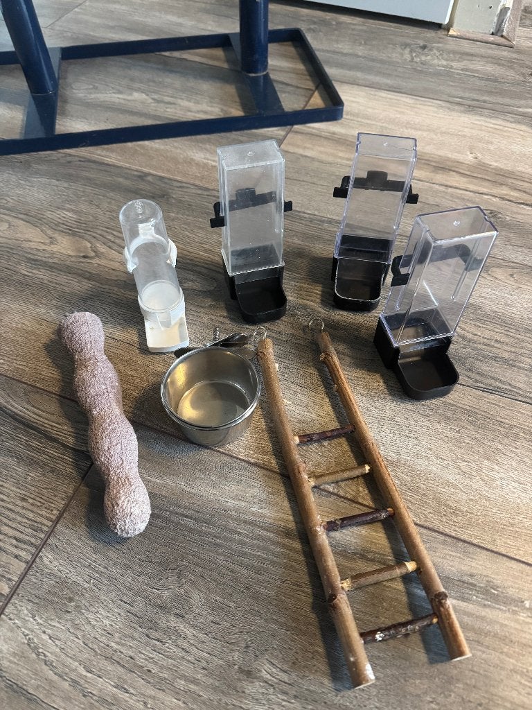 voer bakjes, Ophalen, Gebruikt, Kooi-accessoires