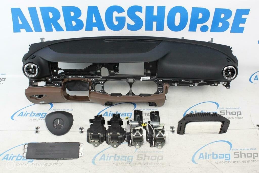 Airbag set Dashboard zwart bruin Mercedes E klasse W213, Auto-onderdelen, Gebruikt, Ophalen of Verzenden
