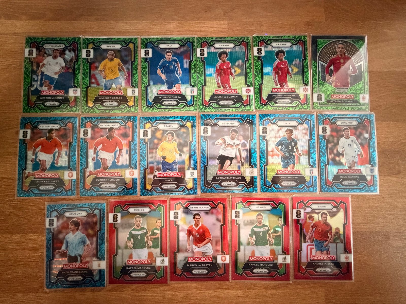 €2 p/s: Panini Prizm Monopoly FIFA World Cup 2026 Parallels, Verzamelen, Ophalen of Verzenden, Nieuw, Overige sporten, Spelerskaart