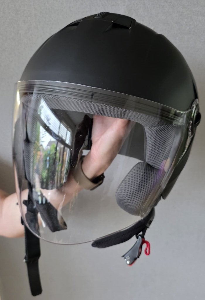 Helm Vito Jet mat zwart Maat S 55-56cm, Ophalen of Verzenden, Nieuw, Small, Overige merken
