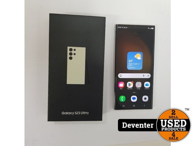 Samsung Galaxy S23 Ultra 5G 256GB Cream Betaal in3, Samsung, Zo goed als nieuw, Support@Samsung.com, 129, Samsung-ro, Yeongtong-gu
Suwon-si, Gyeonggi-do 16677
South Korea
