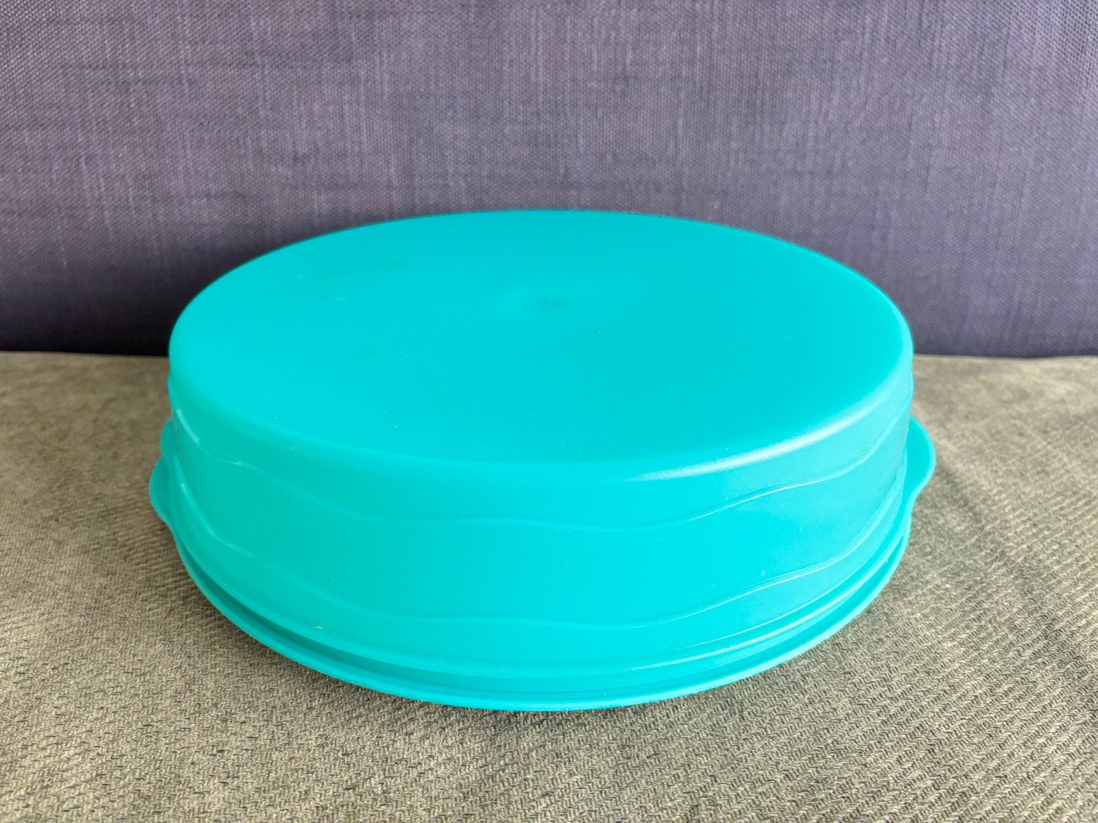 Tupperware Taartdoos  - Turquoise, Gebruikt, Overige kleuren, Bewaardoos, Ophalen of Verzenden
